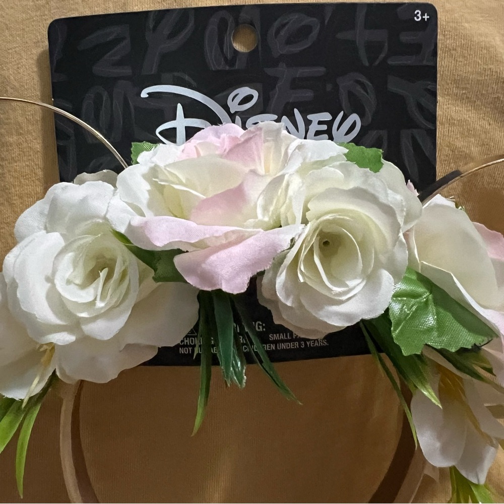 Disney Gold Floral Mouse Ears Headband - Picture 3 of 5